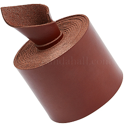 Imitación de piel, Accesorios de la ropa, saddle brown, 200x5x0.12 cm