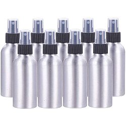PandaHall 1 Set Refillable Aluminum Bottles Black Salon Hairdresser Sprayer Platinum Water Spray Bottle for Fine Art Work 14.4x4.5cm