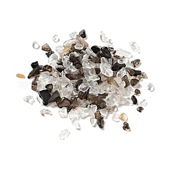 Cristallo di quarzo naturale e perle di quarzo fumé, senza fori/non perforati, pezzo, 1~13x1~9x0.5~6mm, su 20000 pc / kg