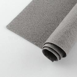 Feutre à l'aiguille de broderie de tissu non tissé pour l'artisanat de bricolage, carrée, grises , 298~300x298~300x1mm, environ 50 pcs / sachet 