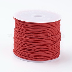 Corde elastiche, corda elastica, per bracciali, collane, creazione di gioielli, rosso, 1mm, circa 19.68~21.87 iarde (18~20 m)/rotolo