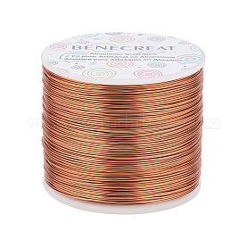 BENECREAT 20 Gauge (0.8mm) Aluminum Wire 235m (770FT) Anodized Jewelry  Craft Making Beading Floral Colored Aluminum Craft Wire - Copper