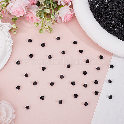 200 Stück opake Harz-Cabochons&nbsp;CRES-ME0001-05-1