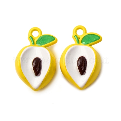 Подвески из сплава краски для выпечки FIND-G097-04E-1