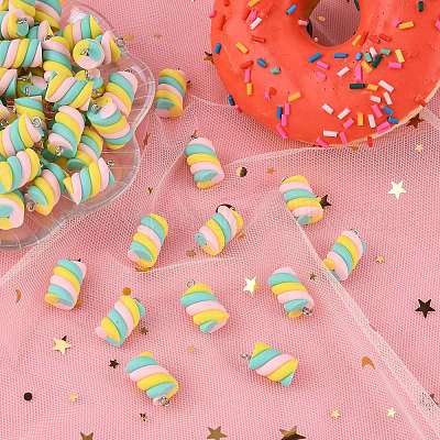 Подвески из полимерной глины ручной работы&nbsp;LS-X-CLAY-T016-83B-1