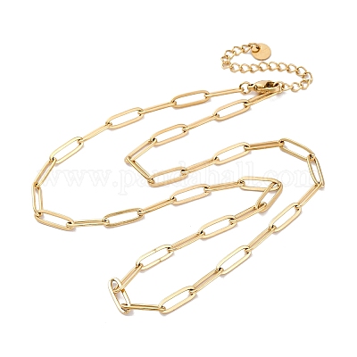 Цепочки-скрепки из нержавеющей стали 304 NJEW-U026-12G-1