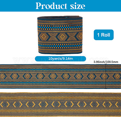 Широкая лента из полиэстера и жаккарда OCOR-WH20006-71B-1