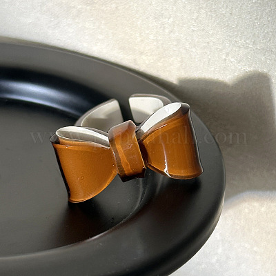 Открытые манжеты-кольца из смолы с бантом для женщин FS-WGF25F1-04-1