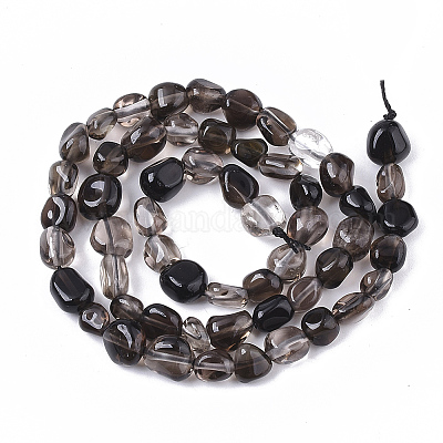 Природный дымчатый кварц нитей бисера&nbsp;G-S363-040-1