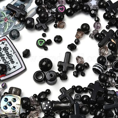 Непрозрачные и прозрачные акриловые бусины SACR-XCP0001-06F-1