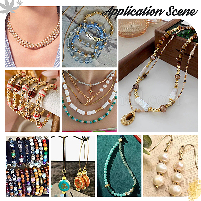 300 шт. 6 стиля латунных и сплавных бусин-разделителей FIND-PH0019-90-1