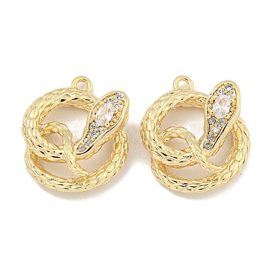 Латунные микро проложить кубического циркония подвески KK-S386-23G-03-1