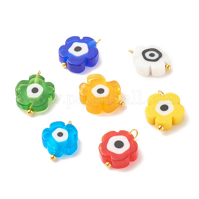 Стекло ручной работы кулон Millefiori PALLOY-JF01342-1