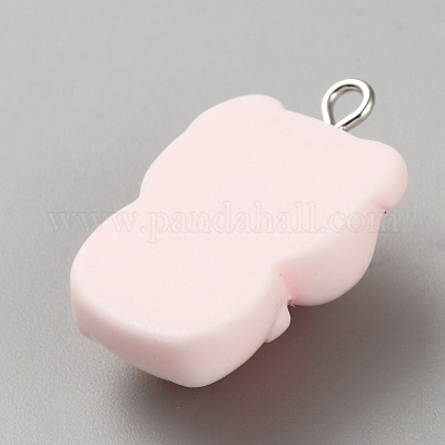 Подвески из непрозрачной смолы в виде свинки RESI-CJC0020-27H-1