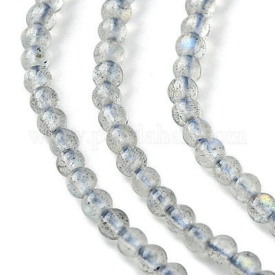Природные лабрадорита бисер нитей G-Z034-B04-02-1