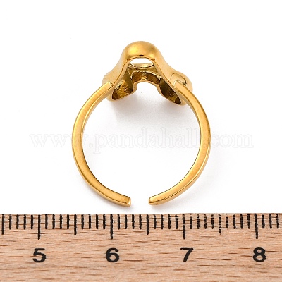 Кольца-манжеты из нержавеющей стали 304 для женщин RJEW-M060-01G-01-1