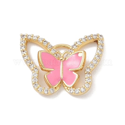 Покрытие стойки латунь микропаве прозрачные подвески из кубического циркония KK-A224-13G-03-1