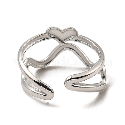 Кольца-манжеты открытого типа из нержавеющей стали марки 304 RJEW-Z018-21P-1