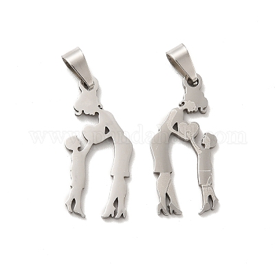 Не тускнеющие подвески из нержавеющей стали ко дню матери 201 STAS-K251-015-1