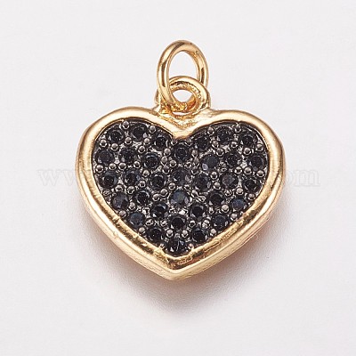 Латунь подвески циркония кубической KK-P134-20B-G-1