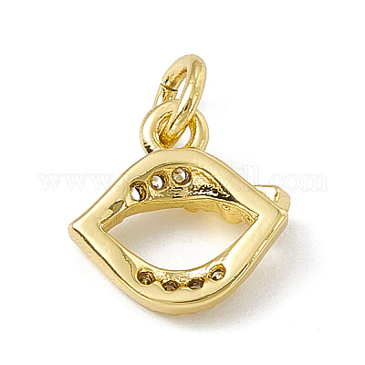 Латунные микро проложить кубического циркония подвески ZIRC-F132-76G-1