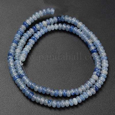 Естественно авантюрин бисер пряди G-L635-A03-4x2mm-02-1