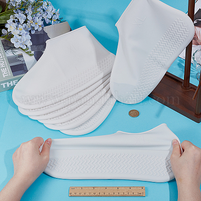 Силиконовые бесшумные нескользящие бахилы&nbsp;AJEW-WH0348-952D-1