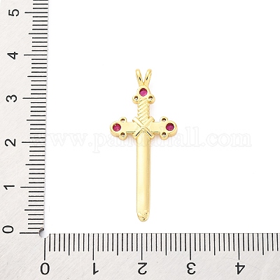 Латунные микро проложить кубического циркония подвески KK-D325-49G-1