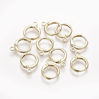 Латунные серьги-обручи KK-L179-04-A-1