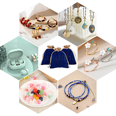 Бархат ювелирных мешки сумки TP-BBC0001-09C-04-1