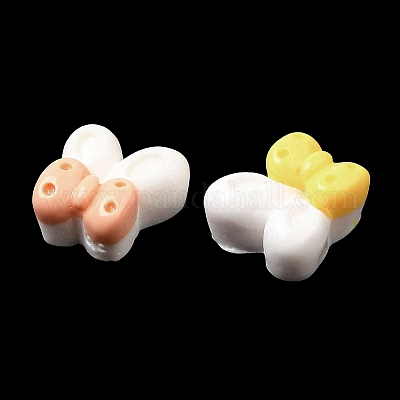 Мультяшные непрозрачные кабошоны из смолы RESI-C039-02H-1