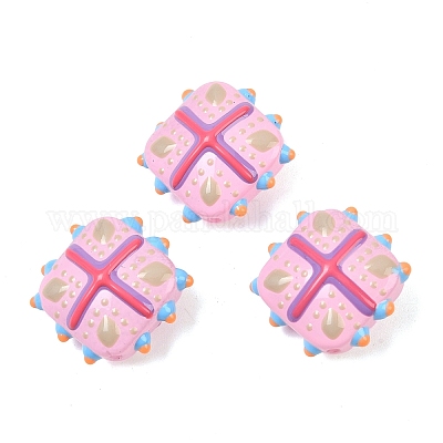 Стеклянные бусины из искусственного нефрита GLAA-L051-03C-1