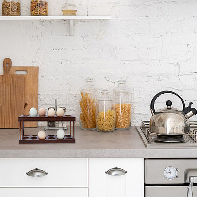 Двухслойные деревянные подставки для яиц AJEW-WH0270-237-1