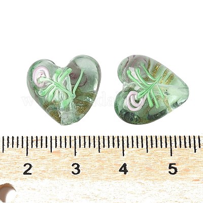 Ручной прозрачные бусины бусины BLOW-D300-07D-1