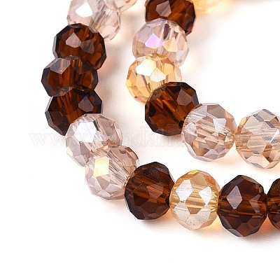 Гальванизируйте прозрачное стекло бисер нитей EGLA-N022-08A-A01-1