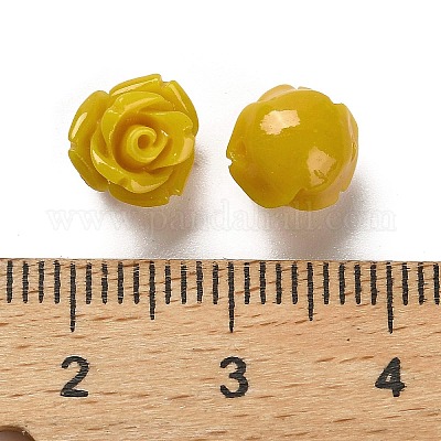 Резные бусины из синтетического коралла&nbsp;CORA-H003-01B-22-1