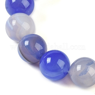 Натуральные полосатые агатовые / полосатые агатовые бусинки G-Z060-A01-C26-1