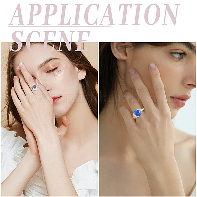 4 шт. латунные регулируемые кольца&nbsp;KK-SC0007-03-1