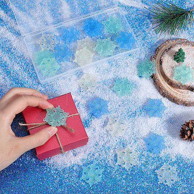 30шт 3 цвета прозрачные кабошоны из смолы декодирования RESI-SC0003-41-1