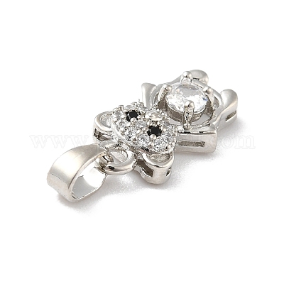 Стойки обшивки латунь микро проложить Циркон подвеску ZIRC-F128-04P-1