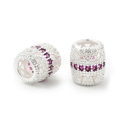 Латунные микро проложить Цирконий Европейский бисером KK-P297-05S-05-1