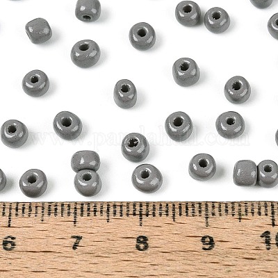 6/0 стеклянная краска для выпечки круглых бусин&nbsp;SEED-S036-01C-09-1