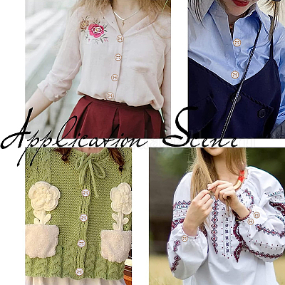 16 шт. пуговицы с эмалированными ножками из сплава BUTT-GF0003-77B-1