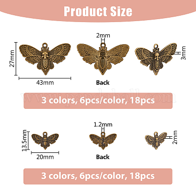 Подвески из сплава 36шт 6 стиля FIND-FH0007-81-1