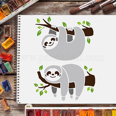 sloth stencil