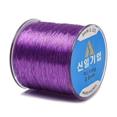 Корейская эластичная эластичная нить с круглыми кристаллами EW-Z002-02B-0.6mm-1