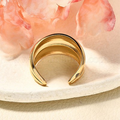 Кольца-манжеты из нержавеющей стали 304 для унисекс RJEW-R010-06S-1