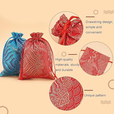 Pochettes en polyester&nbsp;ABAG-WH0028-11C-1