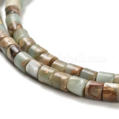 Натуральные бусины из аква терра яшмы G-F765-F03-01-1