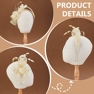 Polyester-Haarbänder&nbsp;OHAR-WH0001-21A-1